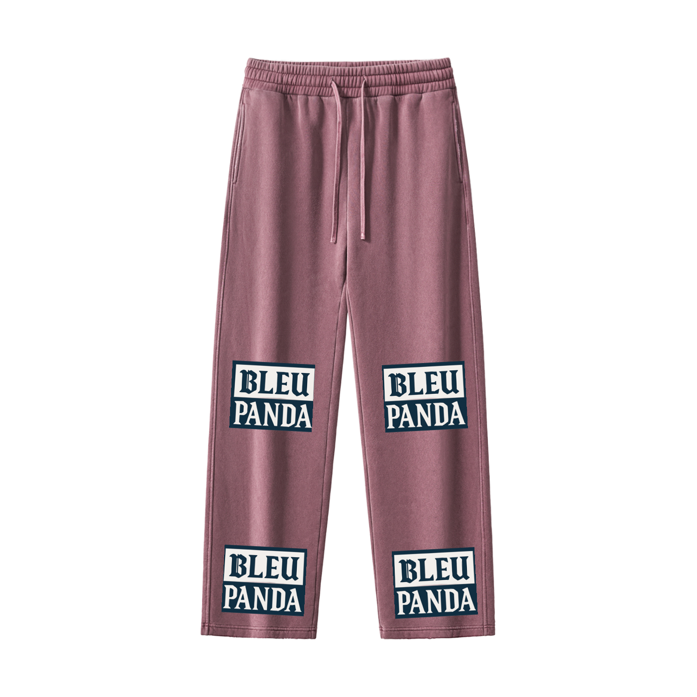 Frayed Enzyme Washed Fleece Sweatpants