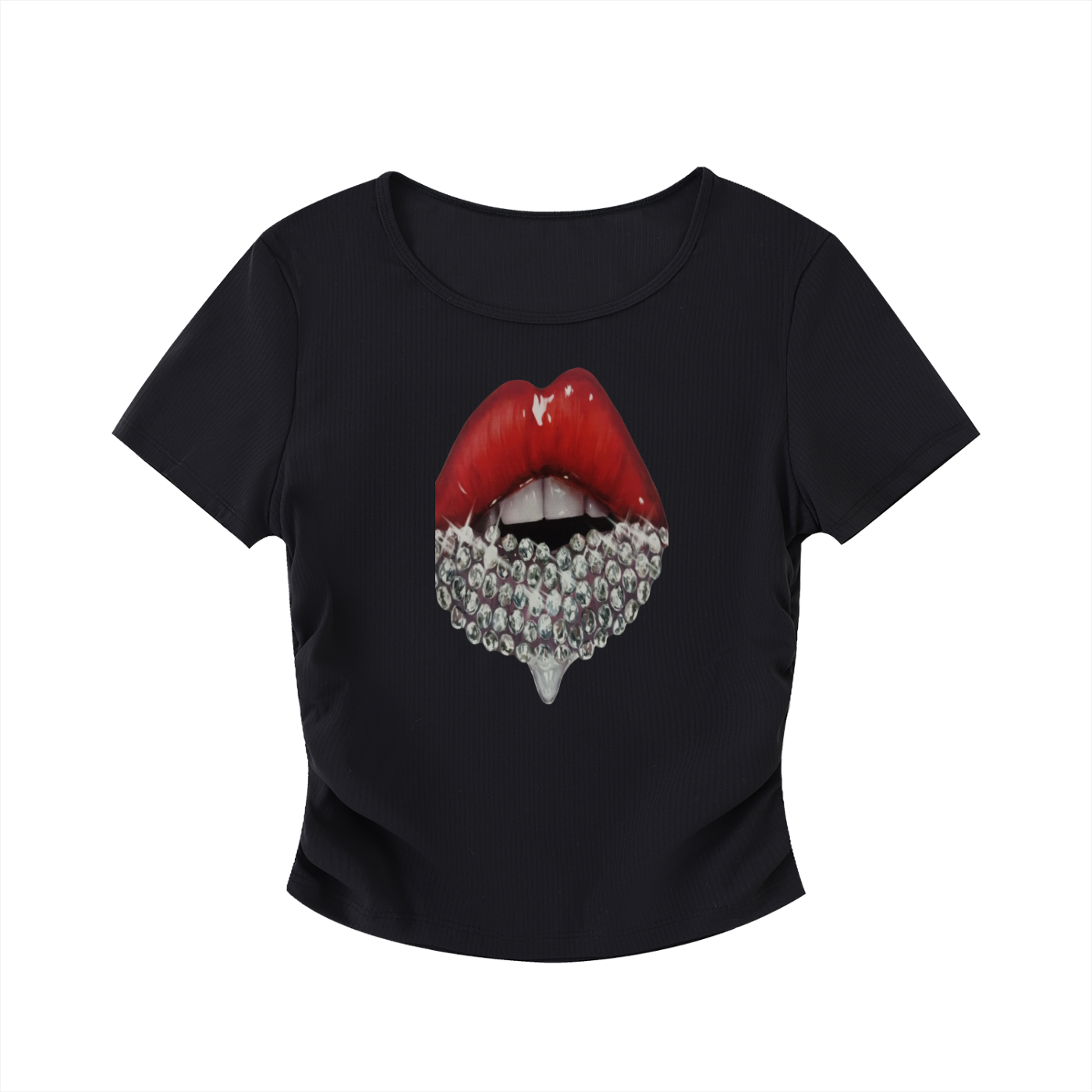 Ruched Bodycon Crop Top