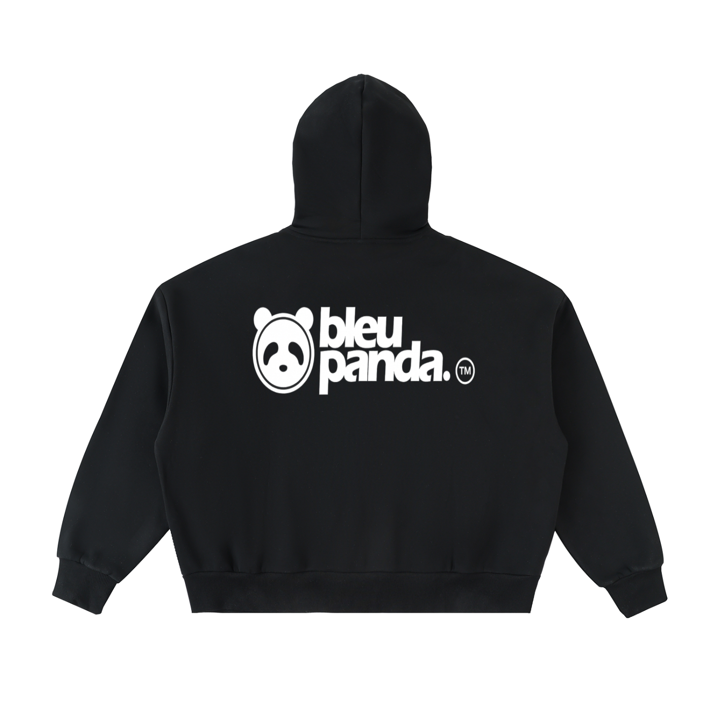 Fleeced Full-Zip Boxy Hoodie