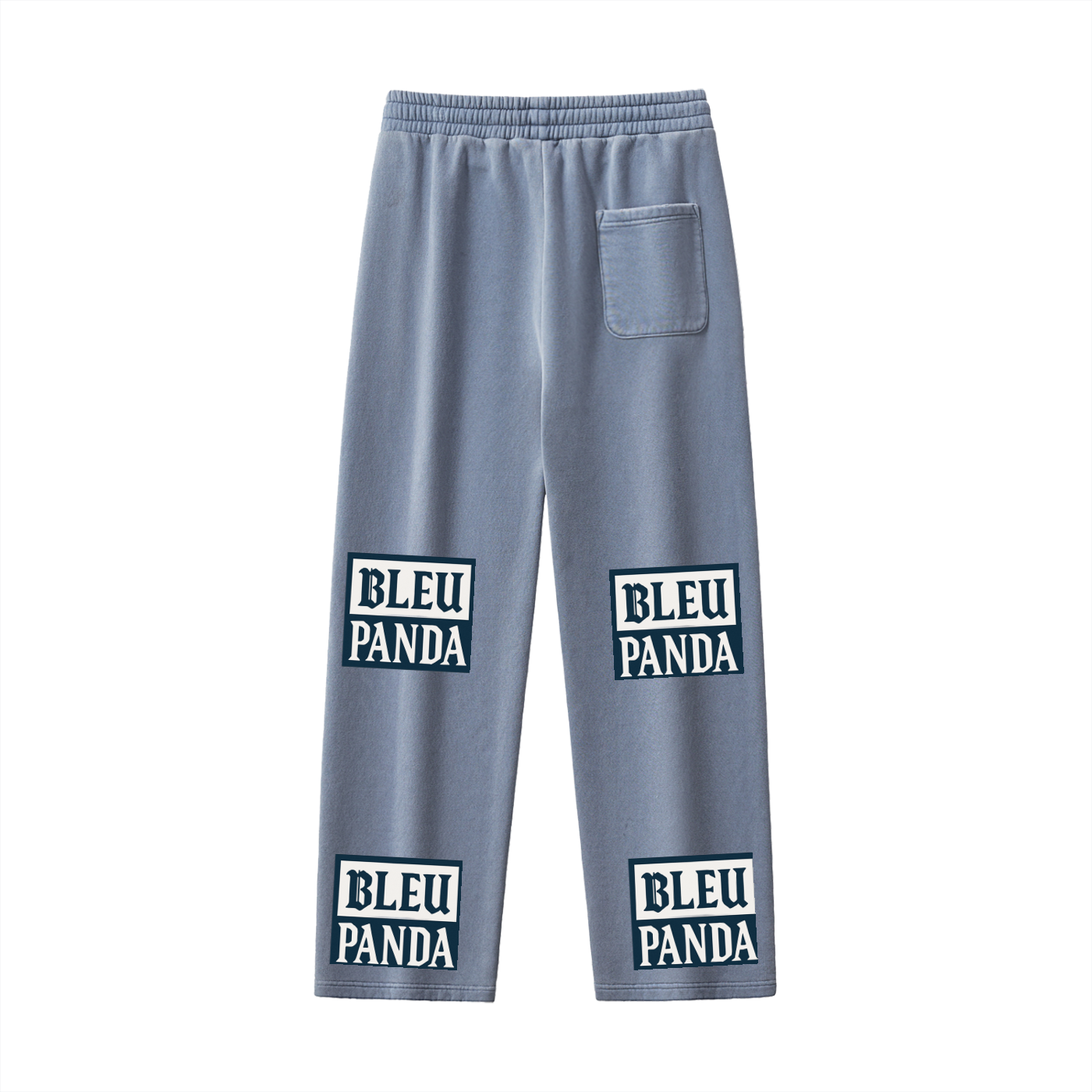 Frayed Enzyme Washed Fleece Sweatpants