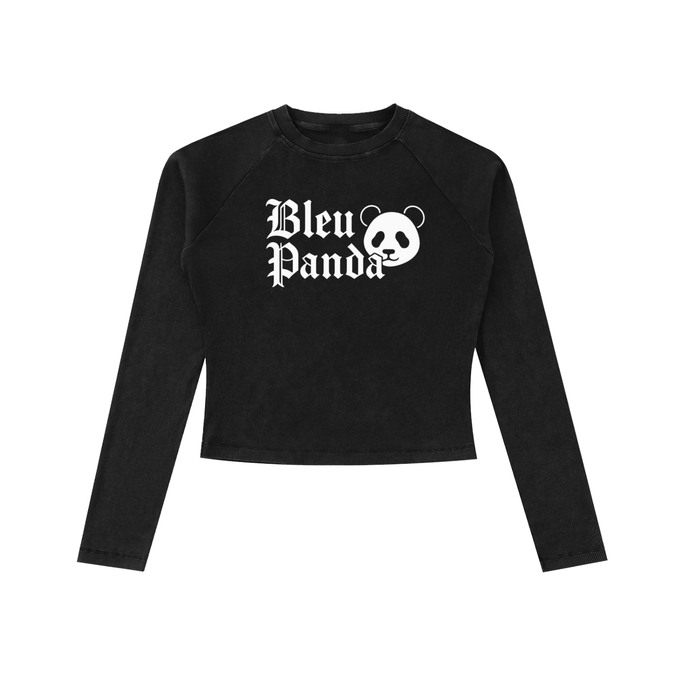 Dyed Washed Raglan Long Sleeve Slim T-Shirt
