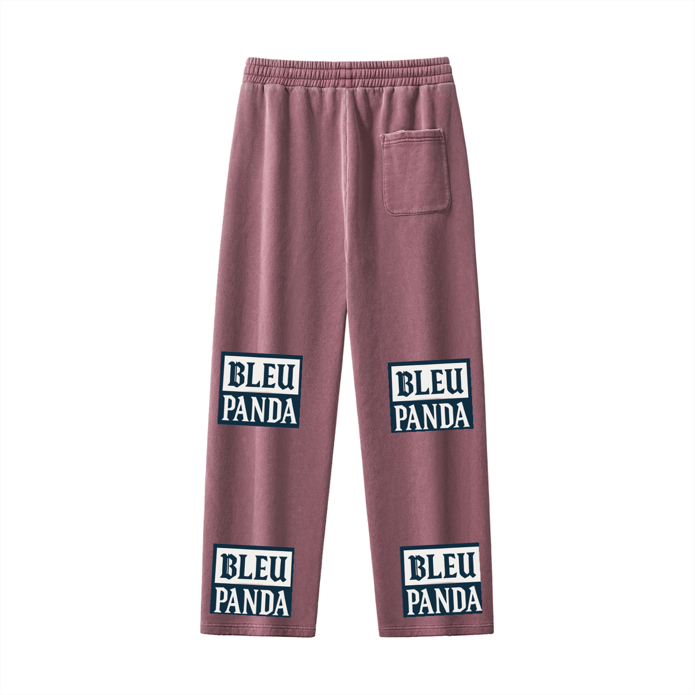 Frayed Enzyme Washed Fleece Sweatpants