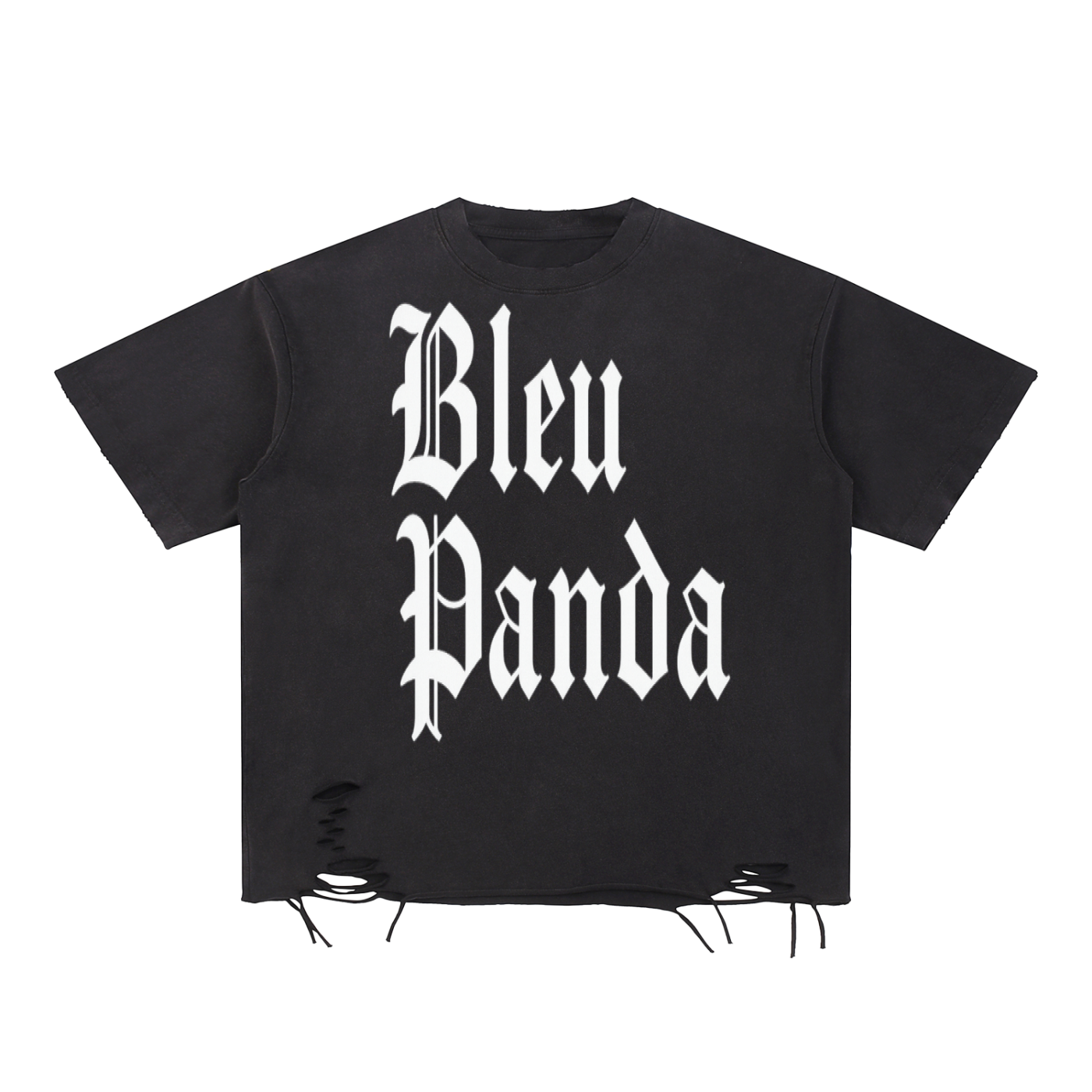 Snow Washed Raw-Hem T-Shirt