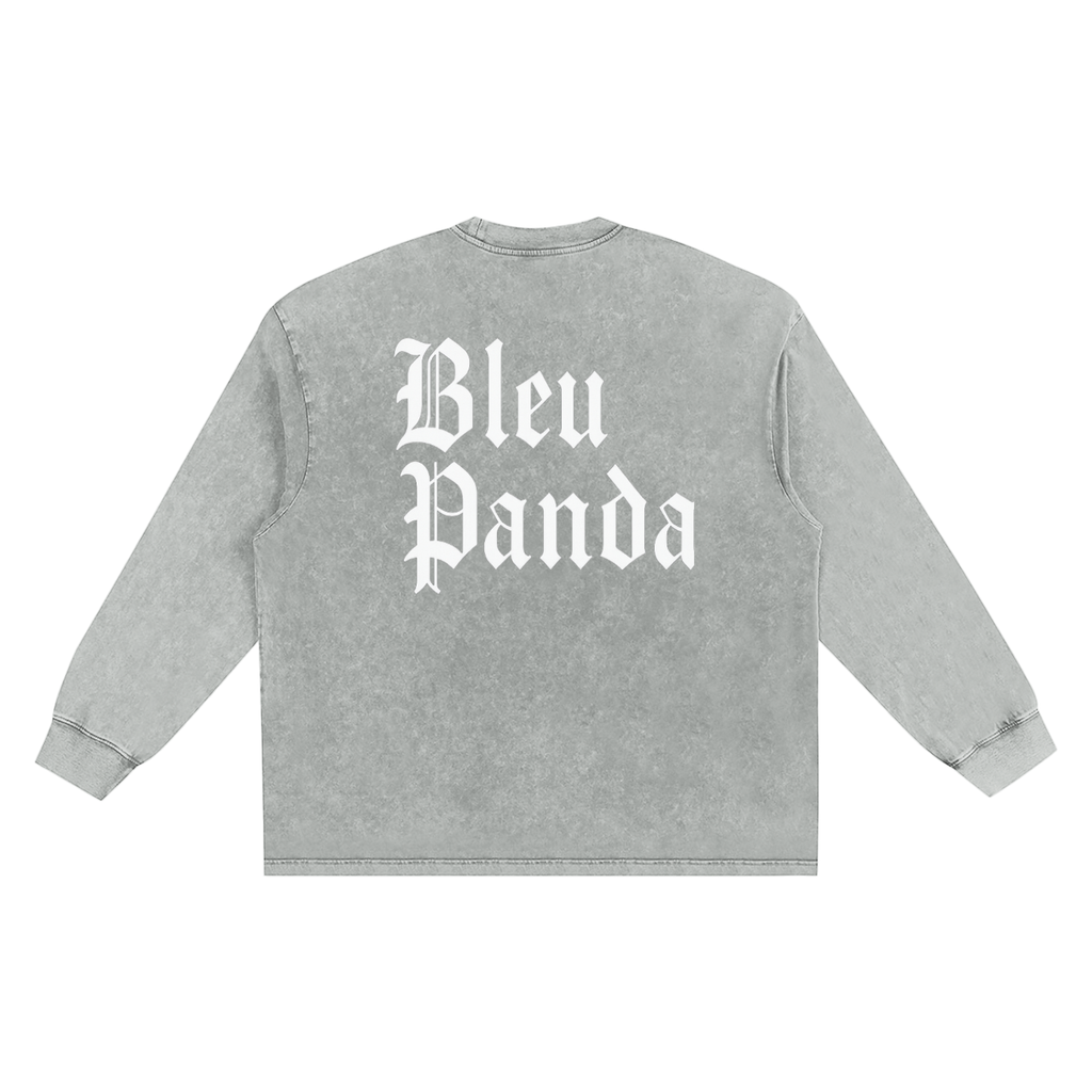 Snow Washed Frayed Edge T-Shirt