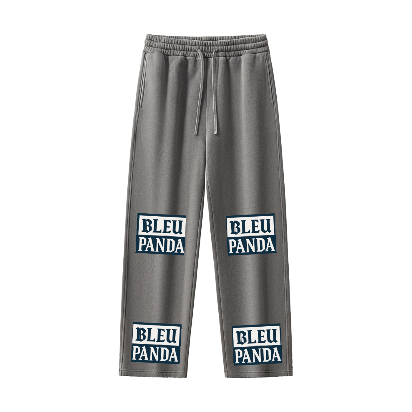 Frayed Enzyme Washed Fleece Sweatpants