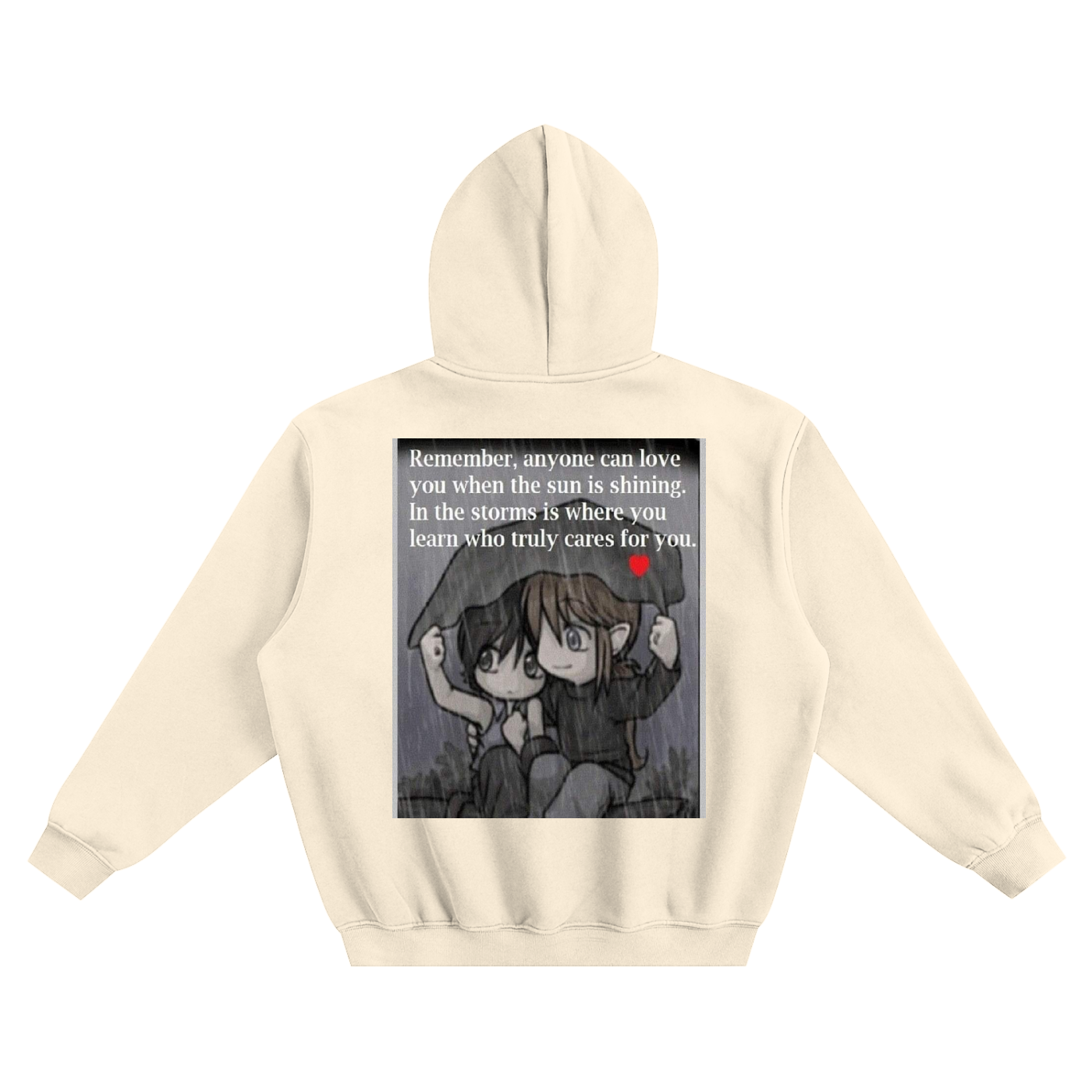 Fleeced Boxy Hoodie