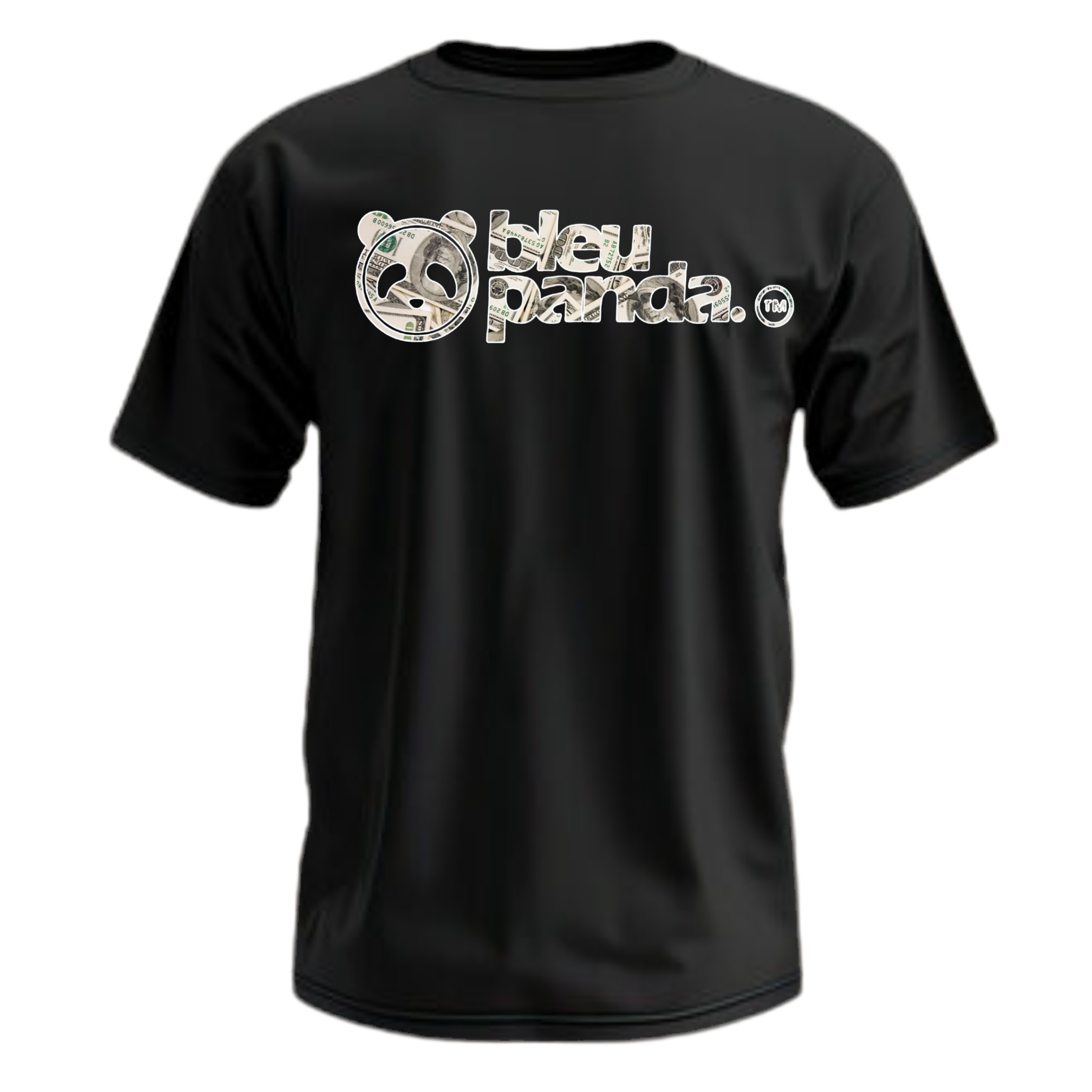 Bleu Panda Money print tee