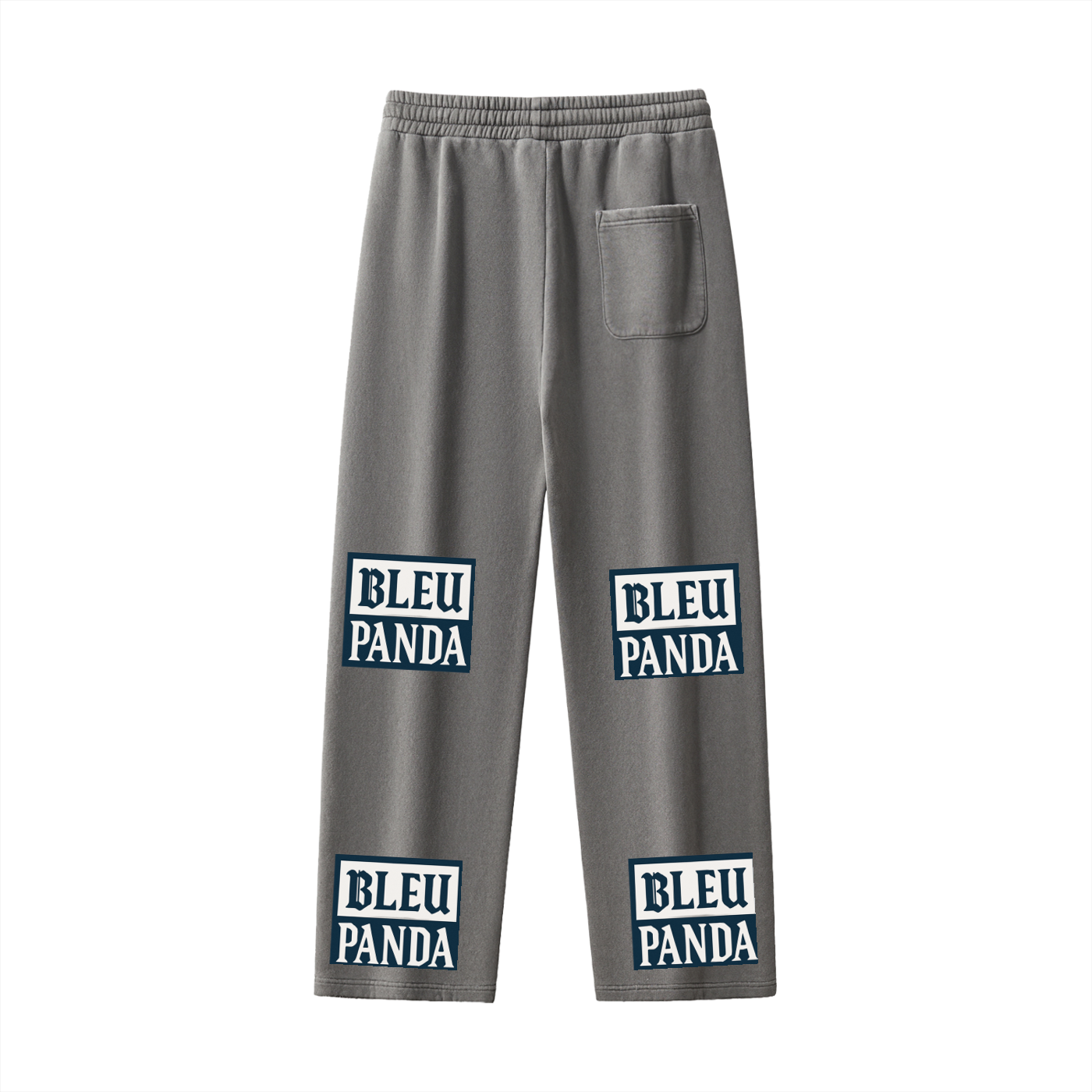 Frayed Enzyme Washed Fleece Sweatpants