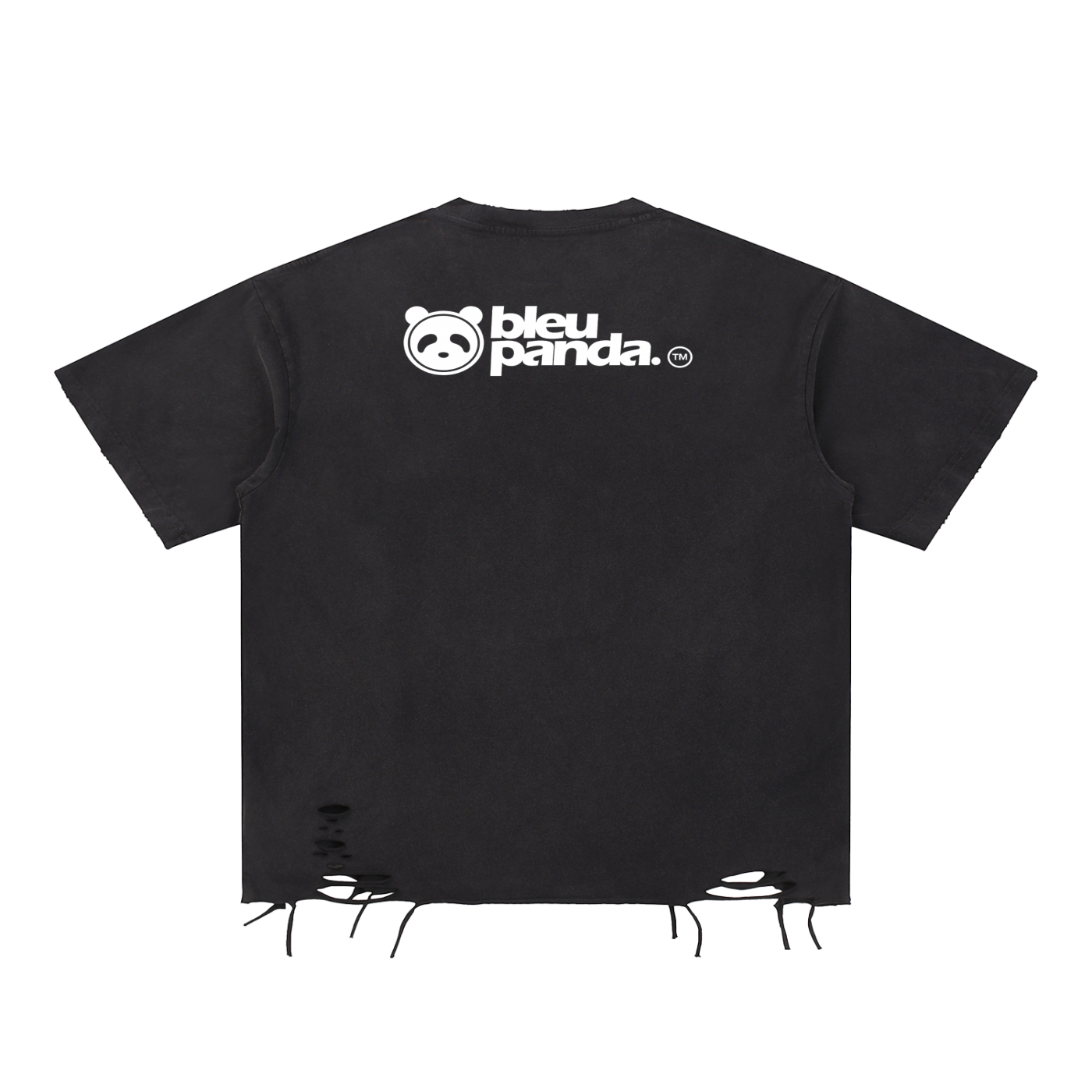 Snow Washed Raw-Hem T-Shirt