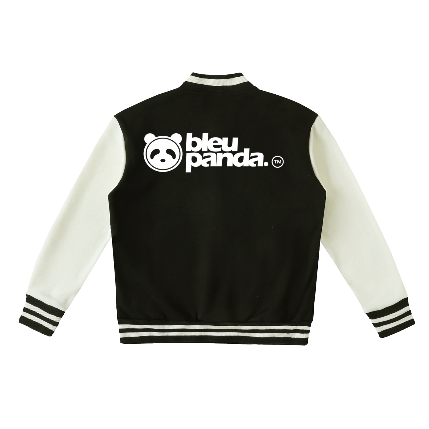 Two-Tone Fleeced Varsity Jacket