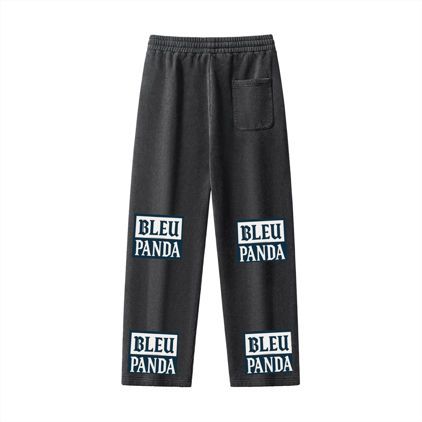 Frayed Enzyme Washed Fleece Sweatpants