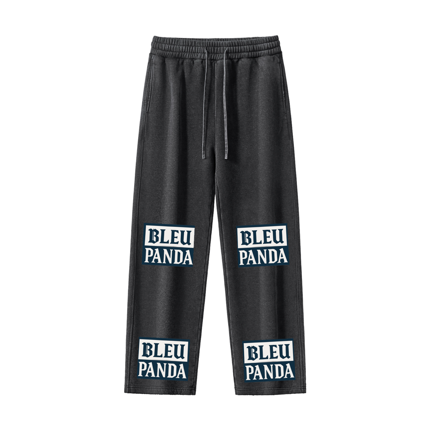 Frayed Enzyme Washed Fleece Sweatpants