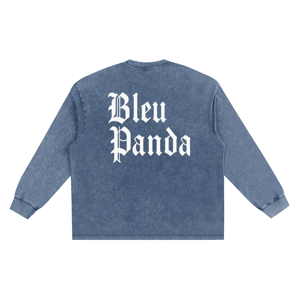 Snow Washed Frayed Edge T-Shirt