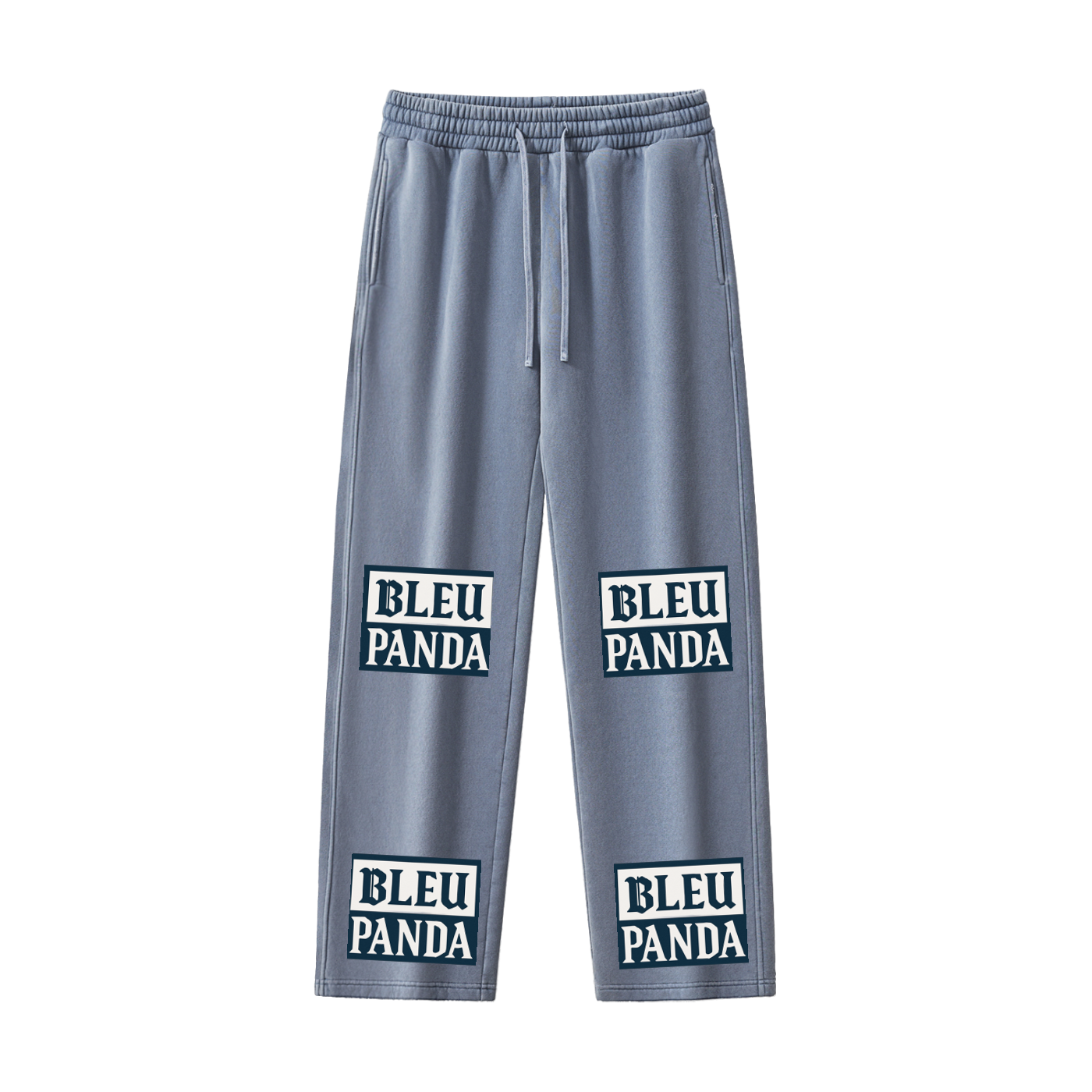 Frayed Enzyme Washed Fleece Sweatpants