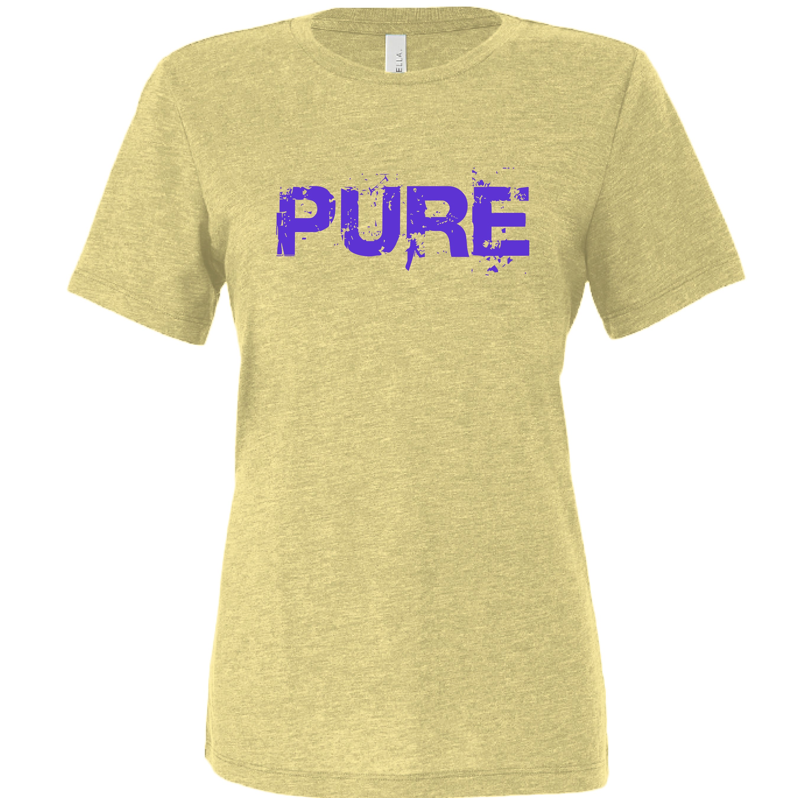 Pale Yellow Triblend - FRONT