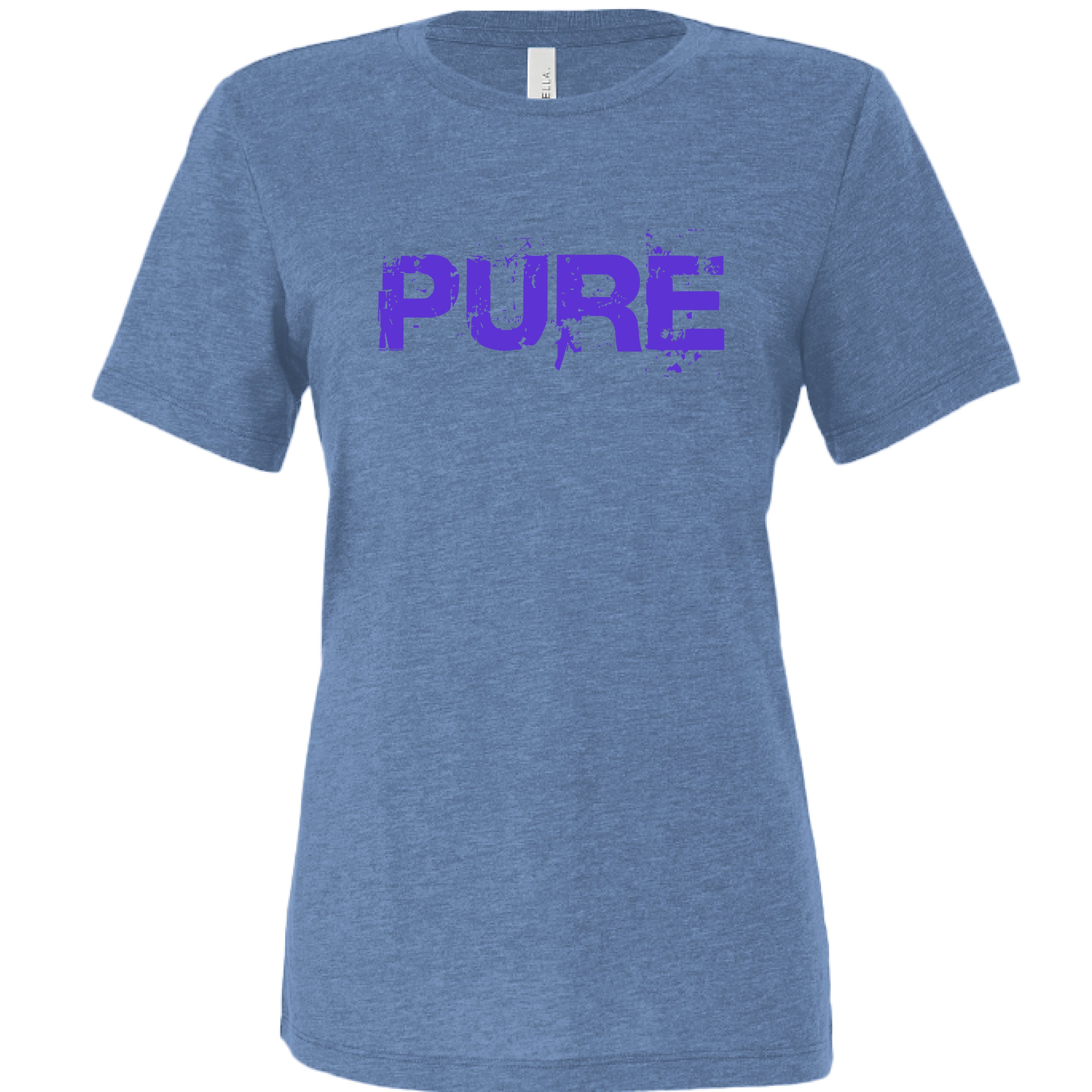 Blue Triblend - FRONT